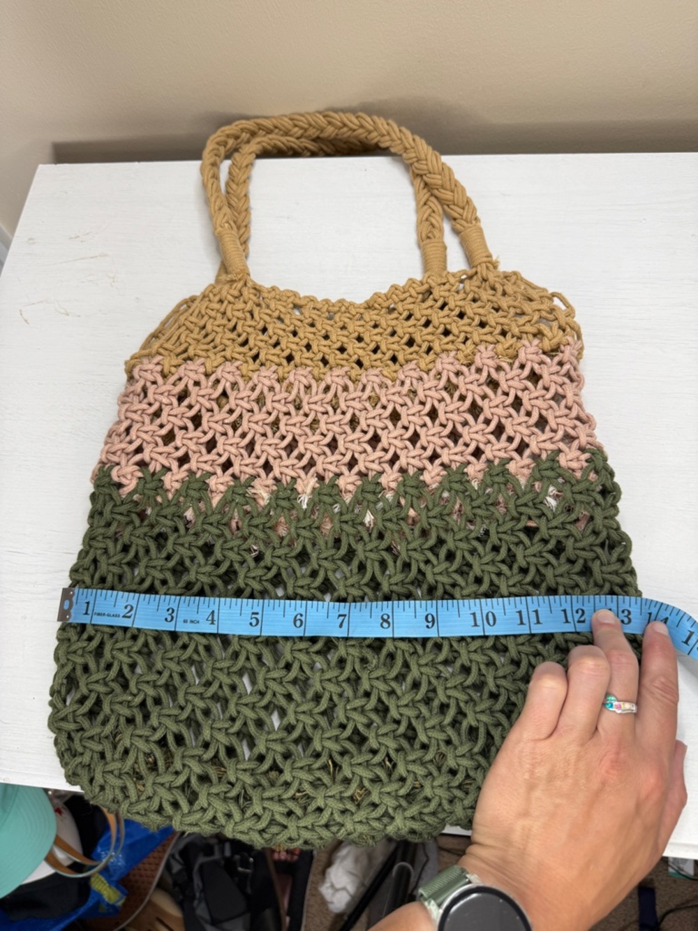 Aerie Multicolor Crochet Tote Bag - Picture 9 of 9